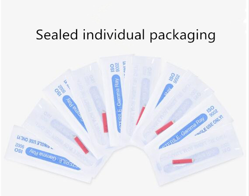 18 Pin Manual Tattoo Needles 3D Embroidery Round / Slant Shape Single Use