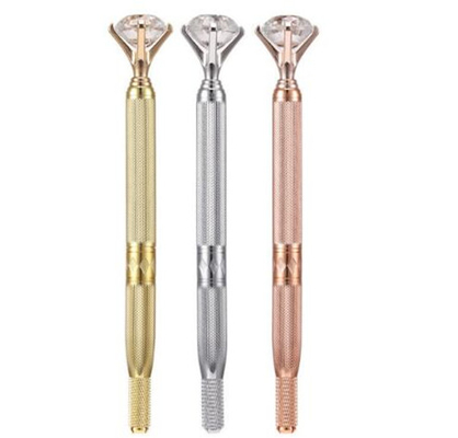 Diamond Semi Permanent Eyebrow Tattoo Pen Aluminum Material Comfortable Use