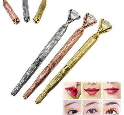 Diamond Semi Permanent Eyebrow Tattoo Pen Aluminum Material Comfortable Use
