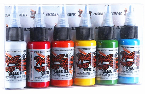 Primary Eternal Tattoo Ink Kit No Side Effects Gradient Colorful 50 Bottles