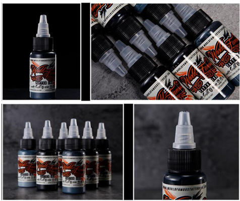 6 Colors Skin Candy Tattoo Ink , Reliable Tattoo Gun Ink Imported 30ml