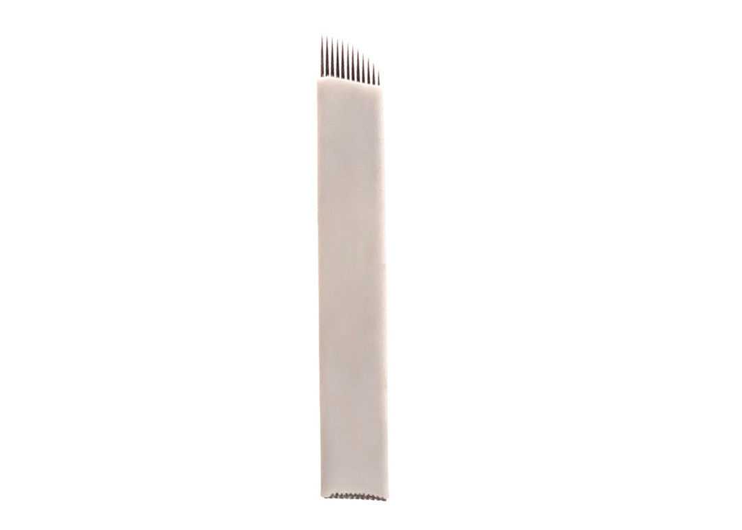 Microblading Shading Needles , Lip Filler White Cosmetic Tattoo Needles