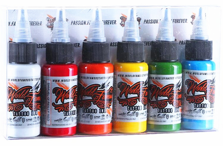 Primary Eternal Tattoo Ink Kit No Side Effects Gradient Colorful 50 Bottles